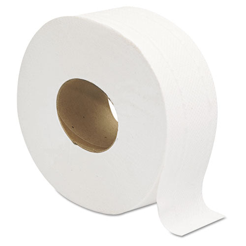 Image of GEN GEN202 JRT Jumbo Bath Tissue, Septic Safe, 2-Ply, 3.25" x 720 ft, White, 12 Rolls/Carton