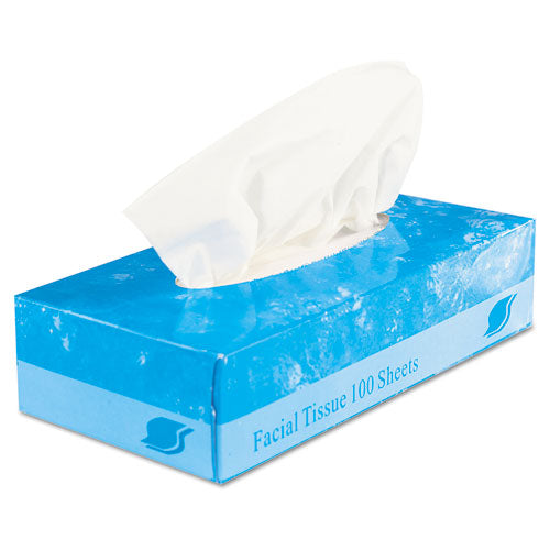 Image of GEN GENFACIAL30100B Boxed Facial Tissue, 2-Ply, White, 100 Sheets/Box, 30 Boxes/Carton