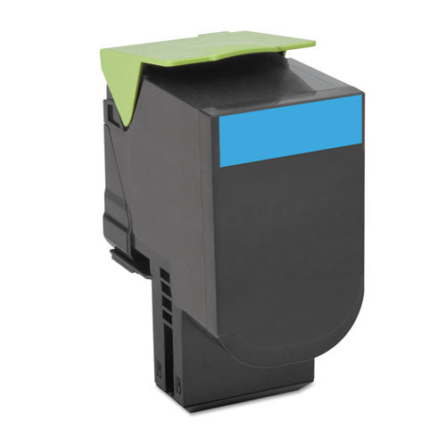 Image of Lexmark 70C1HC0 70c1hc0 Return Program High-Yield Toner, 3,000 Page-Yield, Cyan