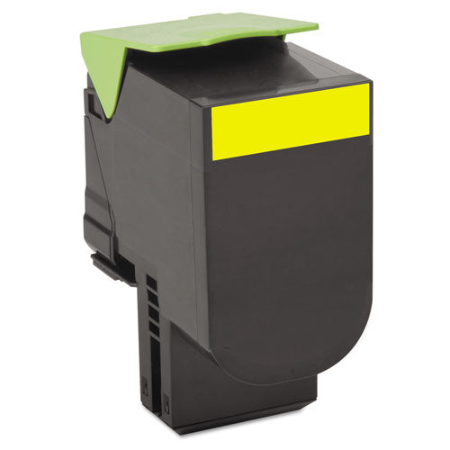Image of Lexmark 80C10Y0 80c10y0 Return Program Toner, 1,000 Page-Yield, Yellow