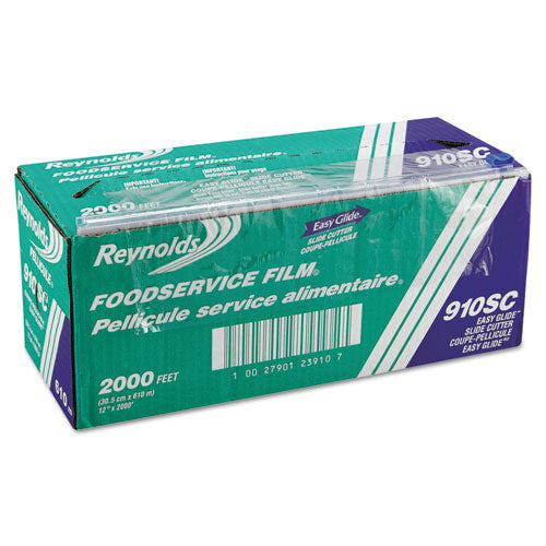 Image of Reynolds Wrap® 910SC PVC Food Wrap Film Roll in Easy Glide Cutter Box, 12" x 2,000 ft