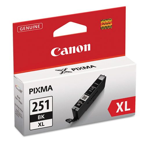 Image of Canon® 6448B001 6448b001 (cli-251xl) Chromalife100+ High-Yield Ink, 5,530 Page-Yield, Black