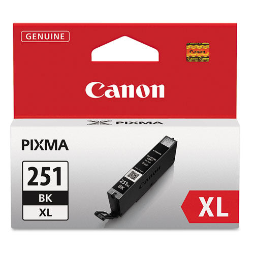 Image of Canon® 6448B001 6448b001 (cli-251xl) Chromalife100+ High-Yield Ink, 5,530 Page-Yield, Black