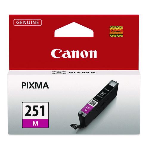 Image of Canon® 6515B001 6515b001 (cli-251) Chromalife100+ Ink, 298 Page-Yield, Magenta