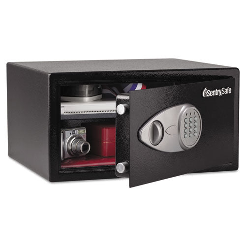 Image of Sentry® Safe X105 Electronic Lock Security Safe, 1 Cu Ft, 16.94w X 14.56d X 8.88h, Black