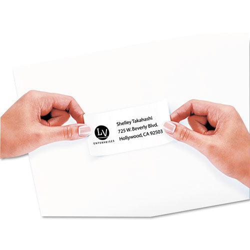 Image of Avery® 55163 Repositionable Shipping Labels W/sure Feed, Inkjet/laser, 2 X 4, White, 1000/box