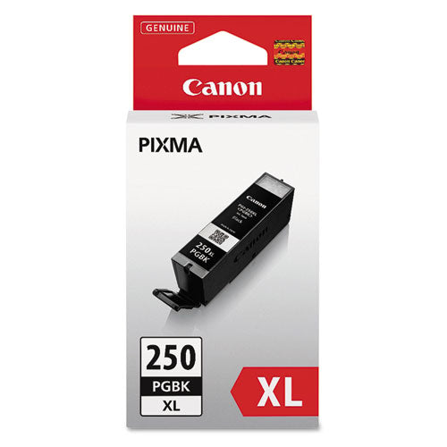 Image of Canon® 6432B001 6432b001 (pgi-250xl) Chromalife100+ High-Yield Ink, 500 Page-Yield, Black