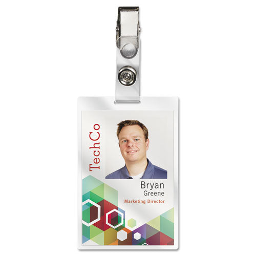 Image of Scotch TP5852-100 Laminating Pouches, 5 Mil, 2.25" X 4.25", Gloss Clear, 100/pack