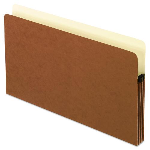 Image of Pendaflex® 1526EAM Smart Shield File Pocket, 3.5" Expansion, Legal Size, Red Fiber, 10/box