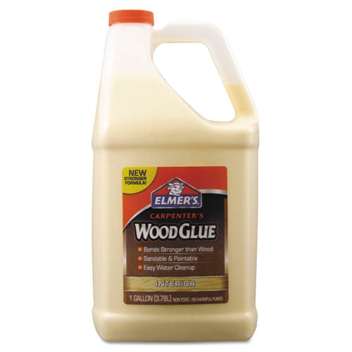 Image of Elmer's® E7050LMR Carpenter Wood Glue, 1 Gal, Dries Beige