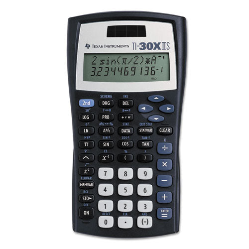 Image of Texas Instruments TI-30X-IIS Ti-30x Iis Scientific Calculator, 10-Digit Lcd, Black