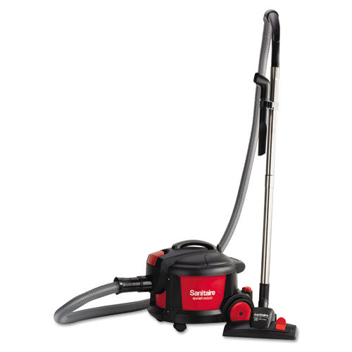 Image of Sanitaire® SC3700A Extend Top-Hat Canister Vacuum Sc3700a, 9 A Current, Red/black