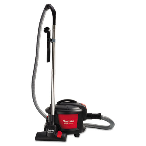 Image of Sanitaire® SC3700A Extend Top-Hat Canister Vacuum Sc3700a, 9 A Current, Red/black