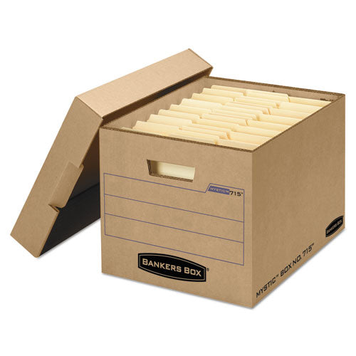 Image of Bankers Box® 7150001 Filing Box, Letter/legal Files, 13" X 16.25" X 12", Kraft, 25/carton