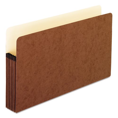 Image of Pendaflex® 1536G-OX Standard Expanding File Pockets, 5.25" Expansion, Legal Size, Redrope, 10/Box
