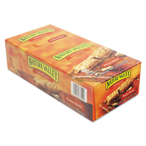 Image of Nature Valley® GEM33550 Granola Bars, Peanut Butter Cereal, 1.5 Oz Bar, 18/box