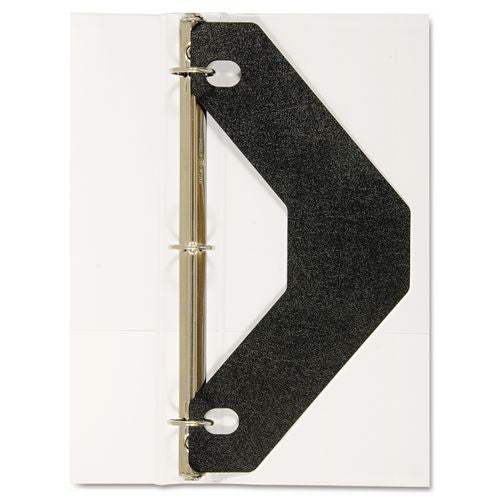 Image of Avery® 75225 Triangle Shaped Sheet Lifter For Three-Ring Binder, Black, 2/pack