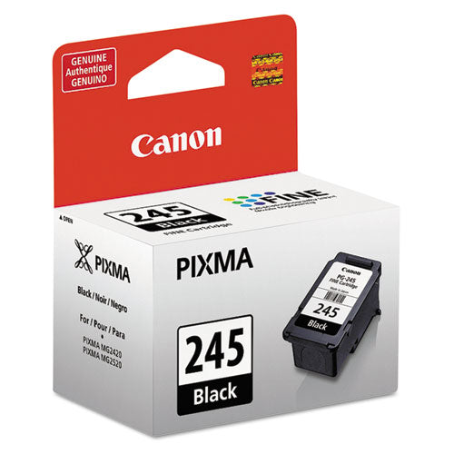 Image of Canon® 8279B001 8279b001 (pg-245) Chromalife100+ Ink, 180 Page-Yield, Black