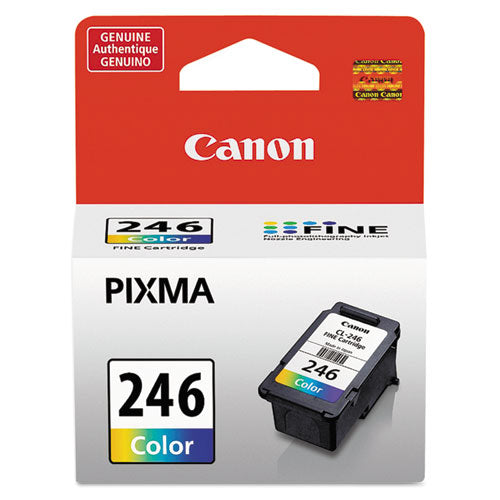 Image of Canon® 8281B001 8281b001 (cl-246) Chromalife100+ Ink, 180 Page-Yield, Tri-Color