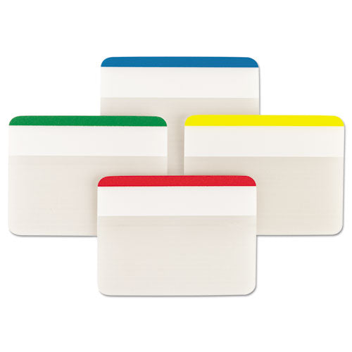 Image of Post-it® Tabs 686F-1 Lined Tabs, 1/5-Cut, Assorted Colors, 2" Wide, 24/Pack