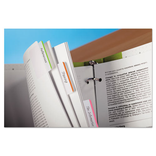 Image of Post-it® Tabs 686F-1BB Lined Tabs, 1/5-Cut, Assorted Bright Colors, 2" Wide, 24/Pack