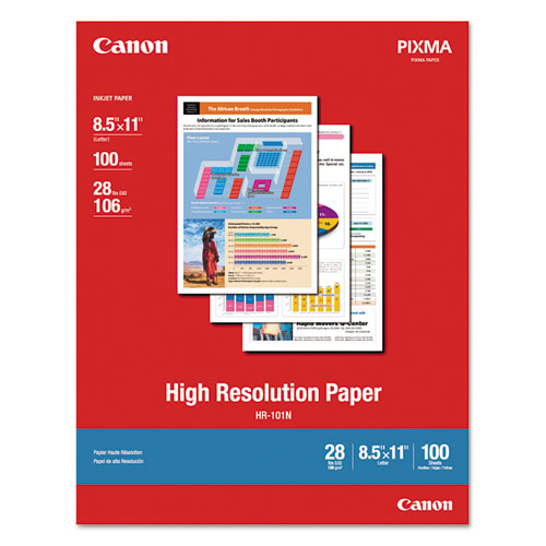 Image of Canon® 1033A011 High Resolution Paper, 8.5 X 11, Matte White, 100/pack
