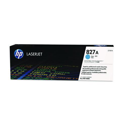 Image of HP CF301A HP 827a, (cf301a) Cyan Original Laserjet Toner Cartridge