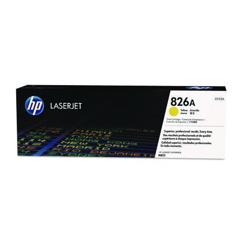 Image of HP CF312A HP 826a, (cf312a) Yellow Original Laserjet Toner Cartridge