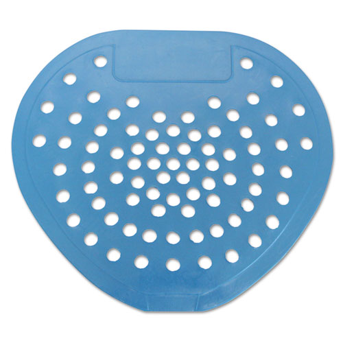 Image of HOSPECO® 03904 Health Gards Vinyl Urinal Screen, Mint Scent, 7.75 X 6.88, Blue, Dozen