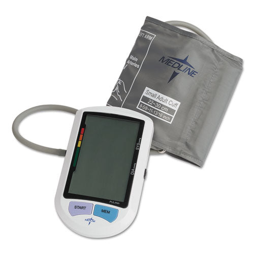 Image of Medline MDS3001 Automatic Digital Upper Arm Blood Pressure Monitor, Small Adult Size