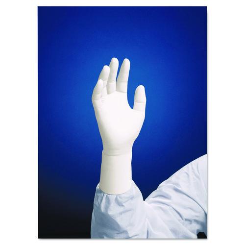 Image of Kimtech KCC 56883 G5 Nitrile Gloves, AQL 1.5, Large, 6 mil Thick, 12" Long, White, 1,000/Carton
