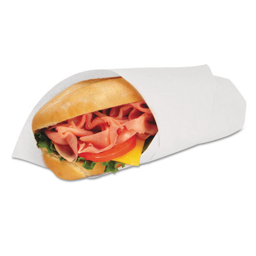 Image of Marcal® 8222 Deli Wrap Dry Waxed Paper Flat Sheets, 12 X 12, White, 1,000/pack, 5 Packs/carton
