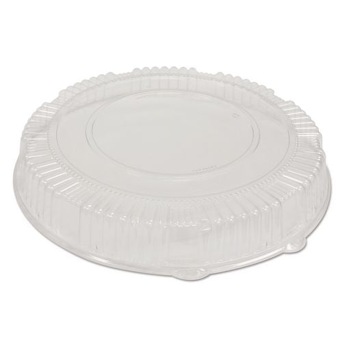 Image of WNA WNA A16PETDM Caterline Dome Lids, 16" Diameter x 2.75" h, Clear, Plastic, 25/Carton