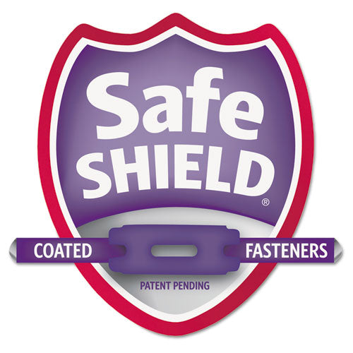 Image of Smead Six-Section Pressboard Top Tab Classification Folders, Six SafeSHIELD Fasteners, 2 Dividers, Legal Size, Blue, 10/Box