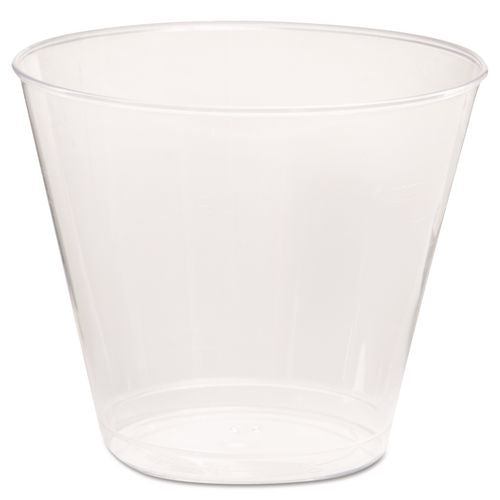 Image of WNA WNA T5S Comet Plastic Tumbler, Squat, 5 oz, Clear, 50/Pack, 20 Packs/Carton