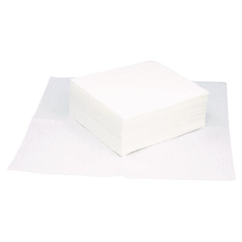 Image of HOSPECO® GO-A5500 TASKBrand Grease and Oil Wipers, Quarterfold, 12 x 13.25, White, 50/Pack, 16 Packs/Carton