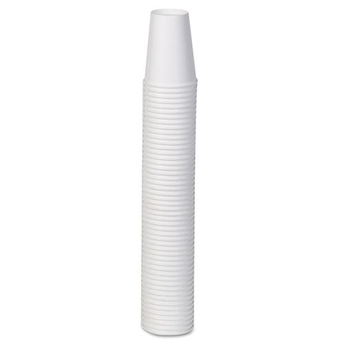 Image of Dixie® 2342W Paper Hot Cups, 12 Oz, White, 50/sleeve, 20 Sleeves/carton