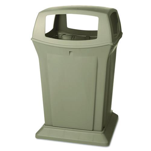 Image of Rubbermaid® Commercial FG917388BEIG Ranger Fire-Safe Container, 45 gal, Structural Foam, Beige