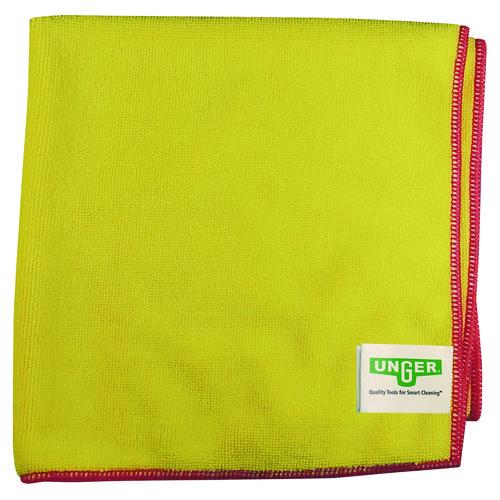 Image of Unger® MF40Y SmartColor MicroWipes 4000, Heavy-Duty, 16 x 15, Yellow/Red, 10/Pack