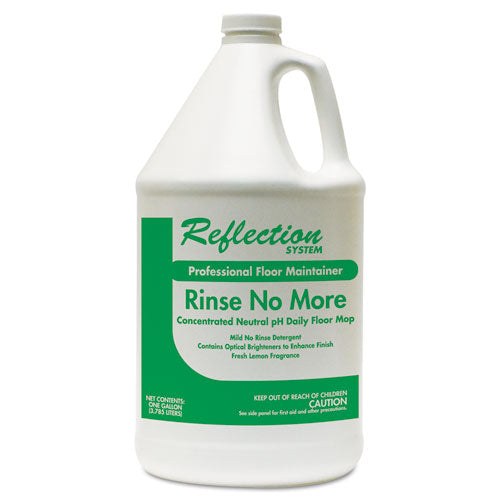 Image of Theochem Laboratories 500257 Rinse-No-More Floor Cleaner, Lemon Scent, 1 Gal, Bottle, 4/carton