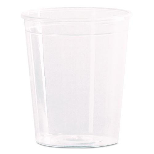 Image of WNA WNA P20 Comet Plastic Portion/shot Glass, 2 Oz, Clear, 50/pack, 50 Packs/carton