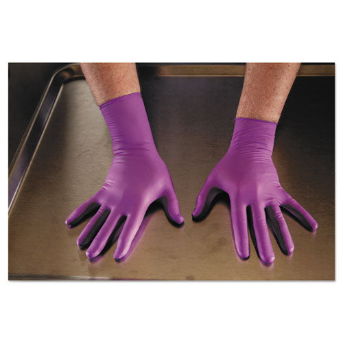 Image of Kimtech 50602 PURPLE NITRILE Exam Gloves, Powder-Free, Medium, 6 mil Thick, 9.5" Long, Purple, 500/Carton