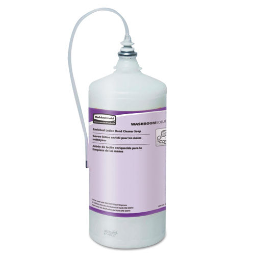 Image of Rubbermaid® Commercial FG4015431 One Shot Green Certified Lotion Soap Refill, Honeysuckle Scent, 1,600 mL, 4/Carton