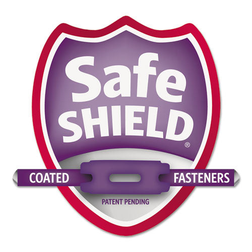 Image of Smead 19076 Pressboard Classification Folders, 2/5 Tab, Expands 2", 2 Dividers, 6 SafeSHIELD Fasteners, Legal Size, Gray-Green, 10/Box