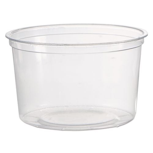 Image of WNA WNA APCTR16 Deli Containers, 16 oz, Clear, Plastic, 50/Pack, 10 Packs/Carton