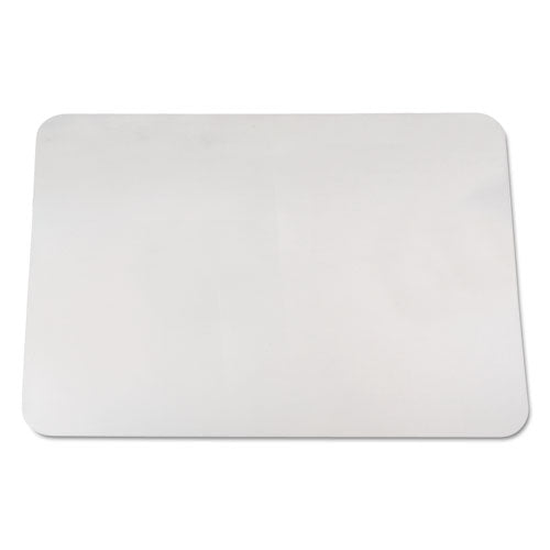 Image of Artistic® 60-6-0MS KrystalView Desk Pad with Antimicrobial Protection, Glossy Finish, 36" x 20", Clear