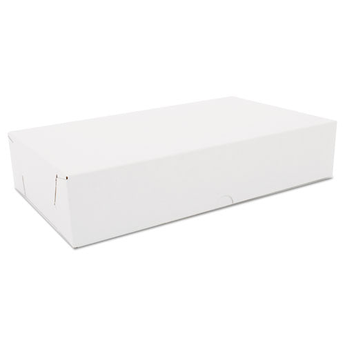 Image of SCT® SCH 1701 Two-Piece Sausage and Meat-Patty Boxes, 12 x 7 x 2.5, White, Paper, 100/Carton