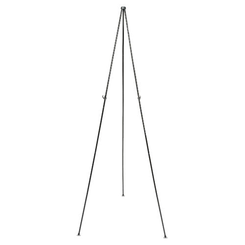 Image of Quartet® 29E Instant Easel, 62.38" Tall, Metal, Black, Supports Up to 5 lb