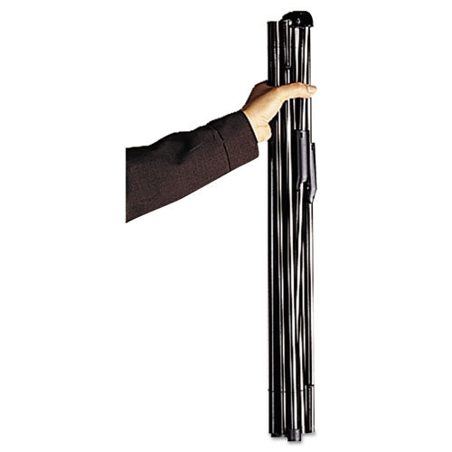 Image of Quartet® 27E Heavy-Duty Adjustable Instant Easel Stand, 63" Tall, Metal, Black, Supports Up to 10 lb
