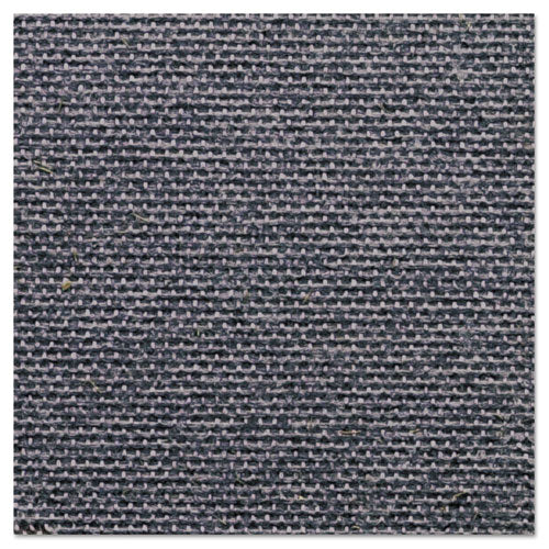 Image of Quartet® 2364L Enclosed Indoor Fabric Bulletin Board with Two Hinged Doors, 48" x 36", Gray Surface, Graphite Gray Aluminum Frame